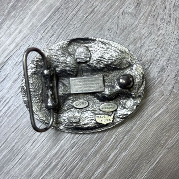 Bergamot NRA 1995 brass belt buckle - Picture 3 of 5